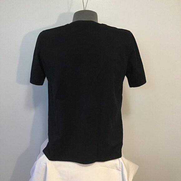 Giorgio Armani You And Me Black Crew Neck T-Shirt  Size L - Picture 3 of 10